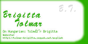 brigitta tolmar business card